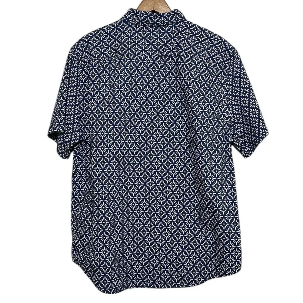 Levis Button Down Shirt Men's Size Large Short Sleeve One Pocket Standard Fit - Picture 6 of 12